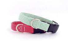 Load image into Gallery viewer, 'Polly' - Gingham Dog Collar/Lead