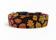 Load image into Gallery viewer, 'Fforest' - Autumn Leaves Dog Collar/Lead