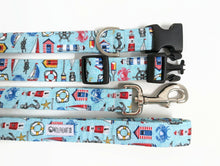 Load image into Gallery viewer, At The Beach Dog Collar/Lead