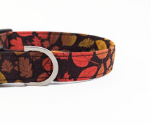 Load image into Gallery viewer, 'Fforest' - Autumn Leaves Dog Collar/Lead