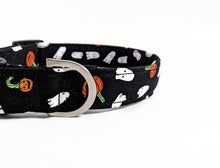 Load image into Gallery viewer, 'Salem' - Halloween Pumpkin Ghost Dog Collar/Lead
