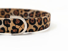 Load image into Gallery viewer, 'Tania' - Leopard Print Dog Collar/Lead