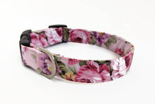 Load image into Gallery viewer, 'Charlotte' - Pretty in Pink Floral Dog Collar/Lead