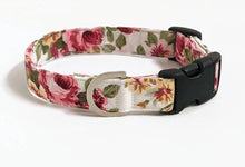 Load image into Gallery viewer, 'Elizabeth' - Pink Floral Dog Collar/Lead