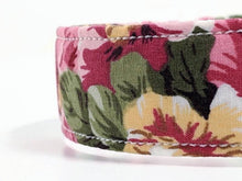 Load image into Gallery viewer, 'Elizabeth' - Pink Floral Dog Collar/Lead