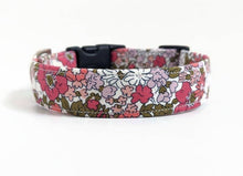 Load image into Gallery viewer, 'Millie' - Pink Liberty Florals Print Dog Collar/Lead
