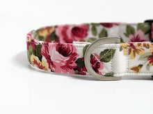 Load image into Gallery viewer, 'Elizabeth' - Pink Floral Dog Collar/Lead