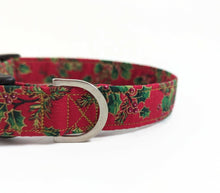 Load image into Gallery viewer, Traditional Holly Dog Collar/Lead