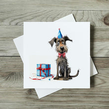 Load image into Gallery viewer, Dog &amp; Present Birthday Card