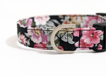 Load image into Gallery viewer, 'Catherine' - Blue/Pink Floral Dog Collar/Lead
