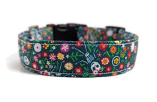 Load image into Gallery viewer, 'Frida' - Day of The Dead Dog Collar/Lead