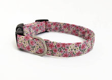 Load image into Gallery viewer, 'Amelia' - Tiny Pink Floral Dog Collar/Lead