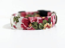 Load image into Gallery viewer, 'Elizabeth' - Pink Floral Dog Collar/Lead