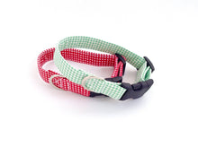 Load image into Gallery viewer, 'Polly' - Gingham Dog Collar/Lead