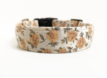 Load image into Gallery viewer, 'Rosie' - Small Roses Dog Collar/Lead