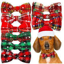 Load image into Gallery viewer, Small Christmas Bows for Collars (Random)
