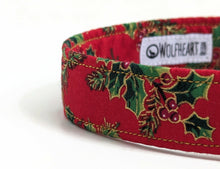 Load image into Gallery viewer, Traditional Holly Dog Collar/Lead