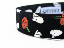 Load image into Gallery viewer, 'Salem' - Halloween Pumpkin Ghost Dog Collar/Lead