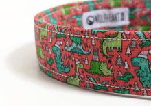 Load image into Gallery viewer, Christmasaurus Dinosaur Dog Collar