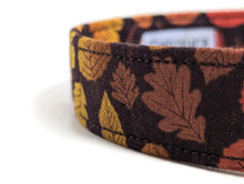 Load image into Gallery viewer, 'Fforest' - Autumn Leaves Dog Collar/Lead