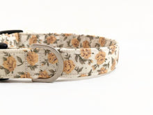 Load image into Gallery viewer, 'Rosie' - Small Roses Dog Collar/Lead
