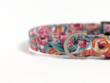 Load image into Gallery viewer, 'Cecile' - Pastel Blossoms Dog Collar/Lead
