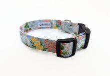 Load image into Gallery viewer, Cottage Garden Dog Collar, Ditsy Floral Dog Collar, Girl Dog Collar, Girl Puppy Collar, Floral Dog Collar and Lead, Pretty Dog Collar
