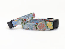 Load image into Gallery viewer, Cottage Garden Dog Collar, Ditsy Floral Dog Collar, Girl Dog Collar, Girl Puppy Collar, Floral Dog Collar and Lead, Pretty Dog Collar