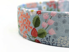 Load image into Gallery viewer, Cottage Garden Dog Collar, Ditsy Floral Dog Collar, Girl Dog Collar, Girl Puppy Collar, Floral Dog Collar and Lead, Pretty Dog Collar