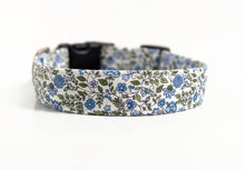 Load image into Gallery viewer, 'Maisie' - Blue Floral Dog Collar/Lead