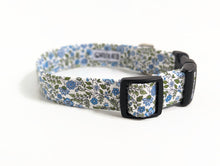 Load image into Gallery viewer, 'Maisie' - Blue Floral Dog Collar/Lead