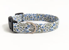 Load image into Gallery viewer, 'Maisie' - Blue Floral Dog Collar/Lead