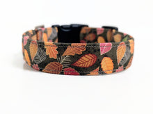 Load image into Gallery viewer, 'Sienna' - Orange Leaves Dog Collar/Lead