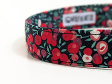 Load image into Gallery viewer, 'Alicia' - Cherry Dog Collar/Lead
